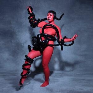 A lady devoured, but not consumed