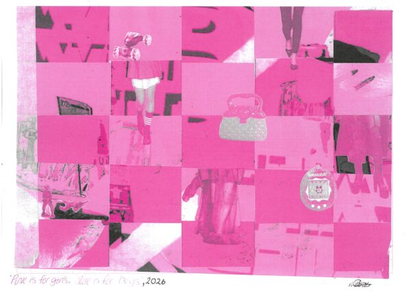 pink is for girls, blue is for boys (magenta and black)