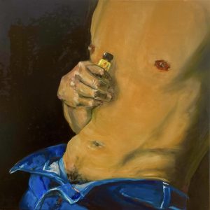Getting Ready, oil painting by Spurv