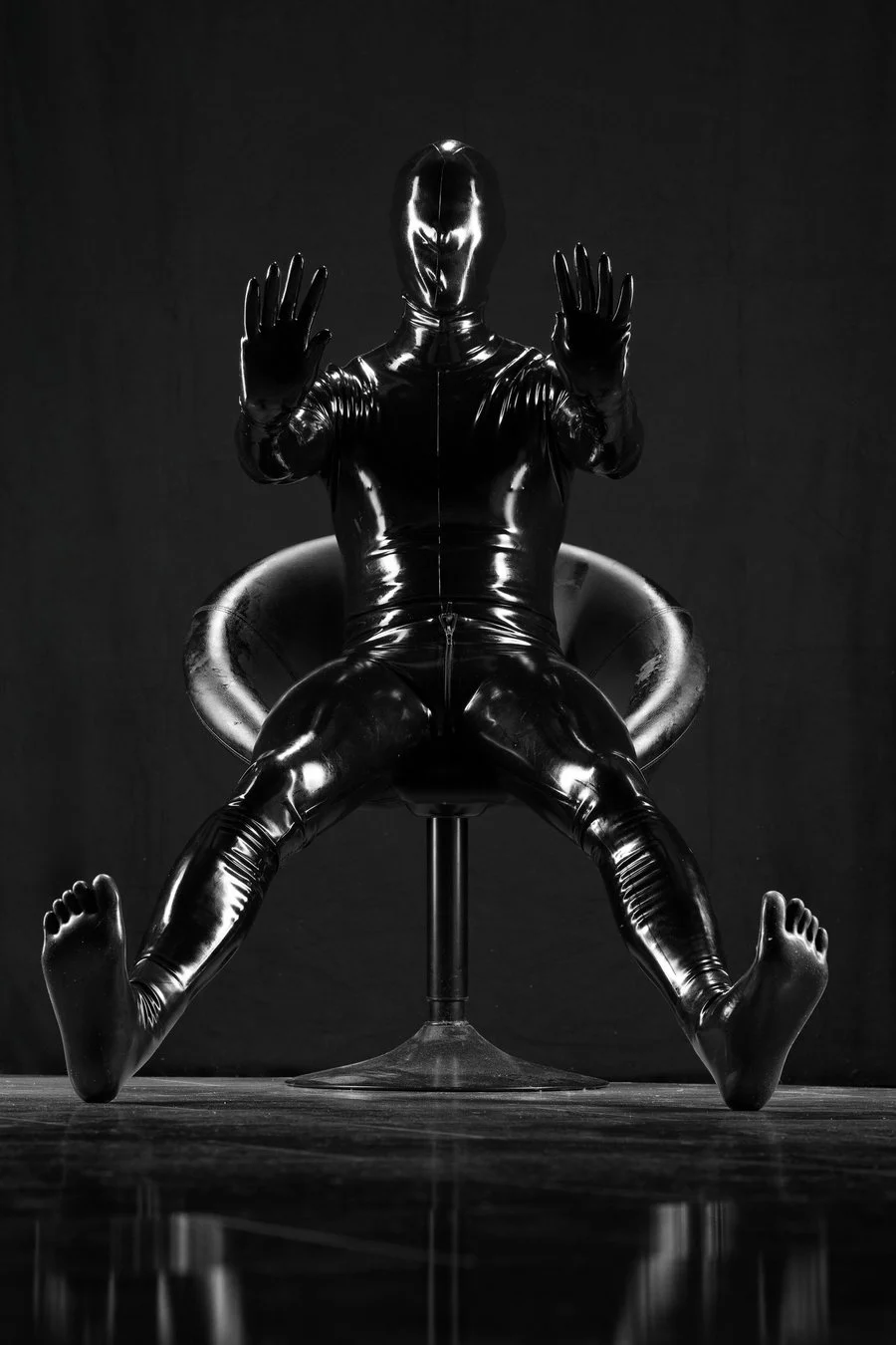 Stop! In the name of R! by @curiofoto — rubber and queer photography